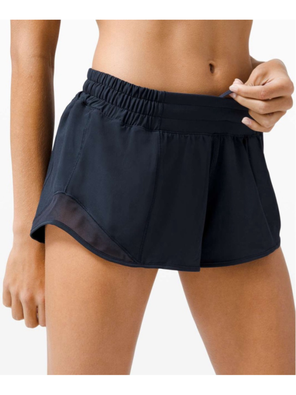 Women's Lululemon Black Athletic Shorts Size 2